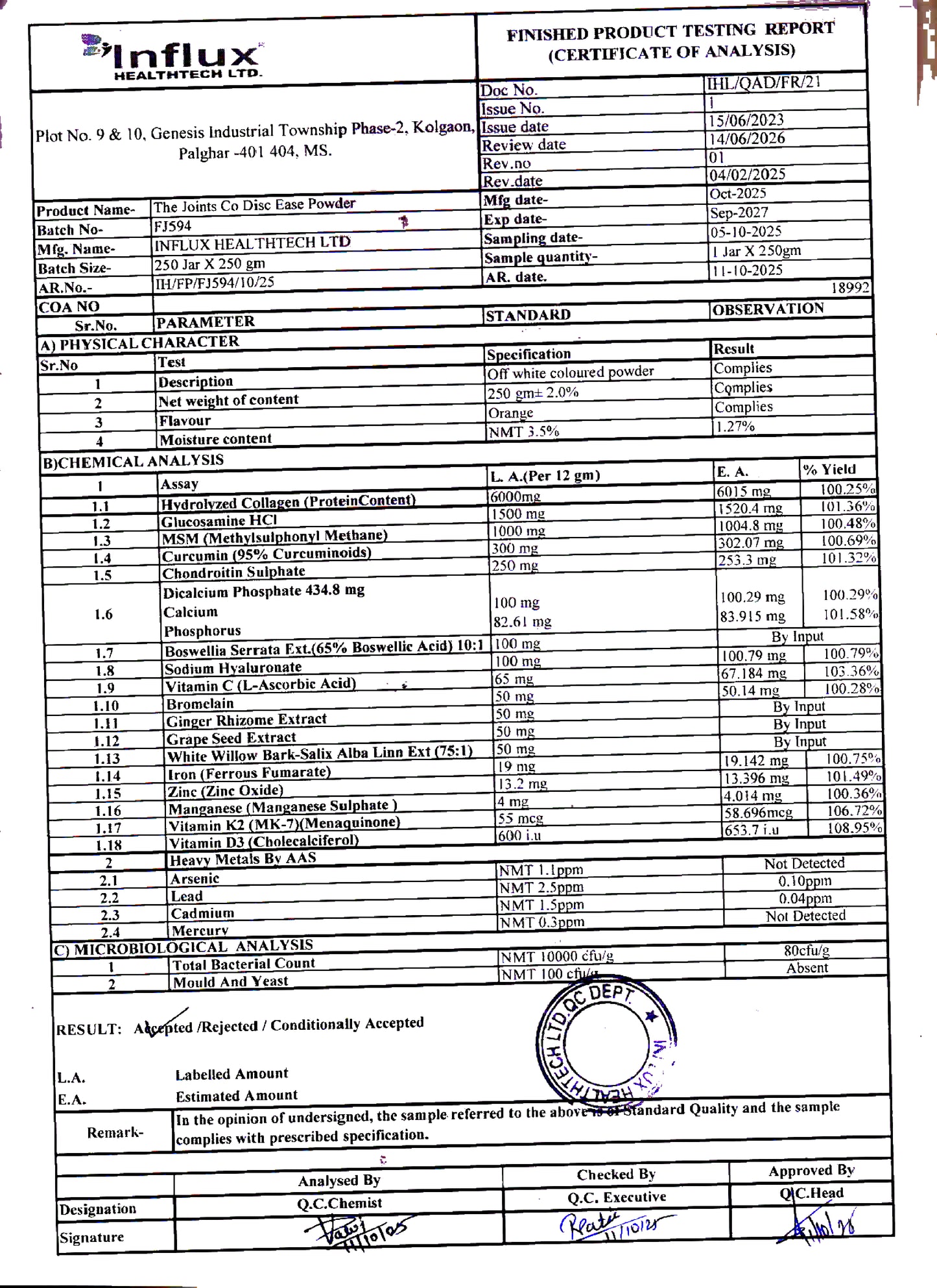 The Joints Co Disc Ease
