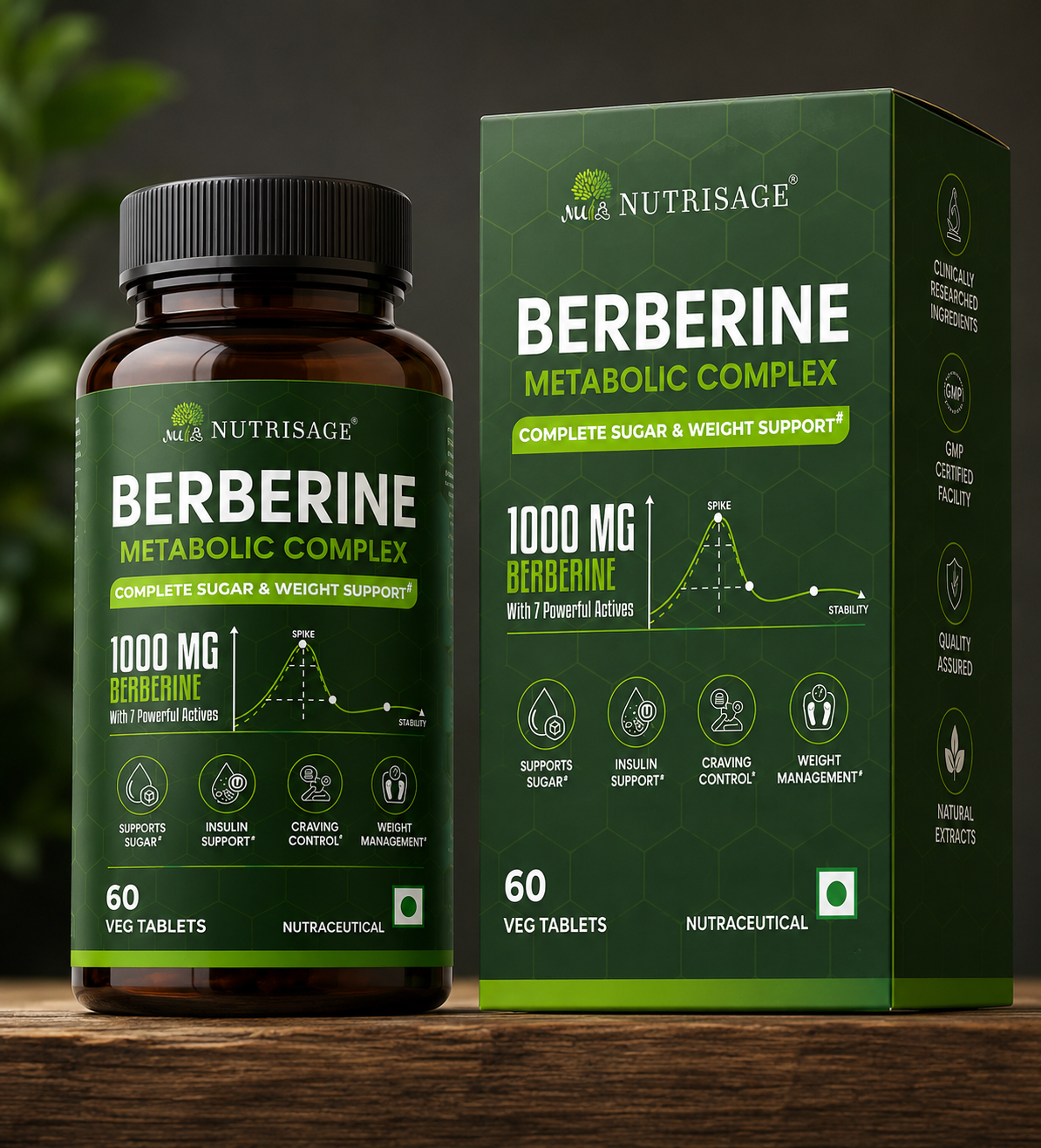 Nutrisage Berberine Metabolic Complex