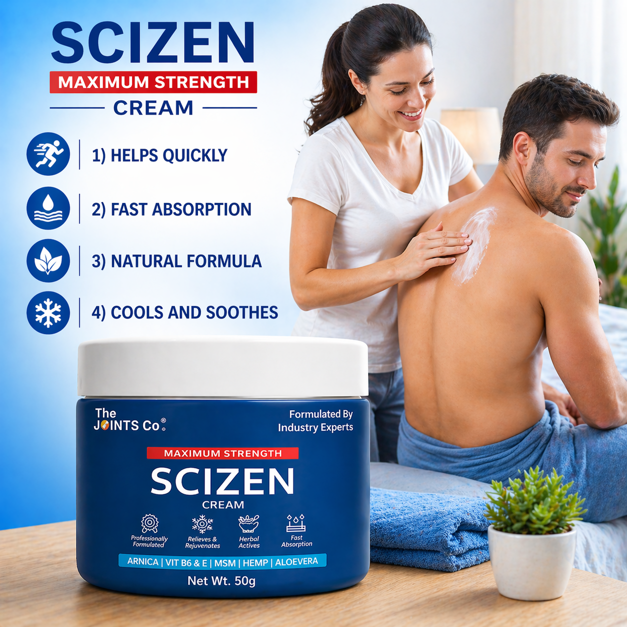 The Joints Co Scizen Cream for Sciatica Pain Relief