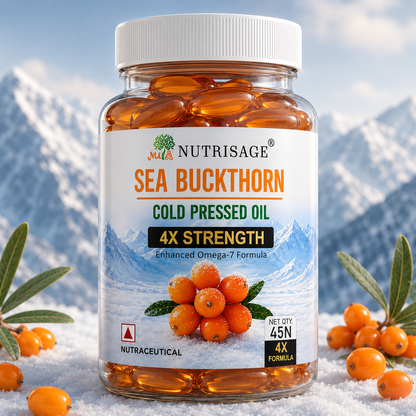 Nutrisage Seabuckthorn Capsules 4X Strength