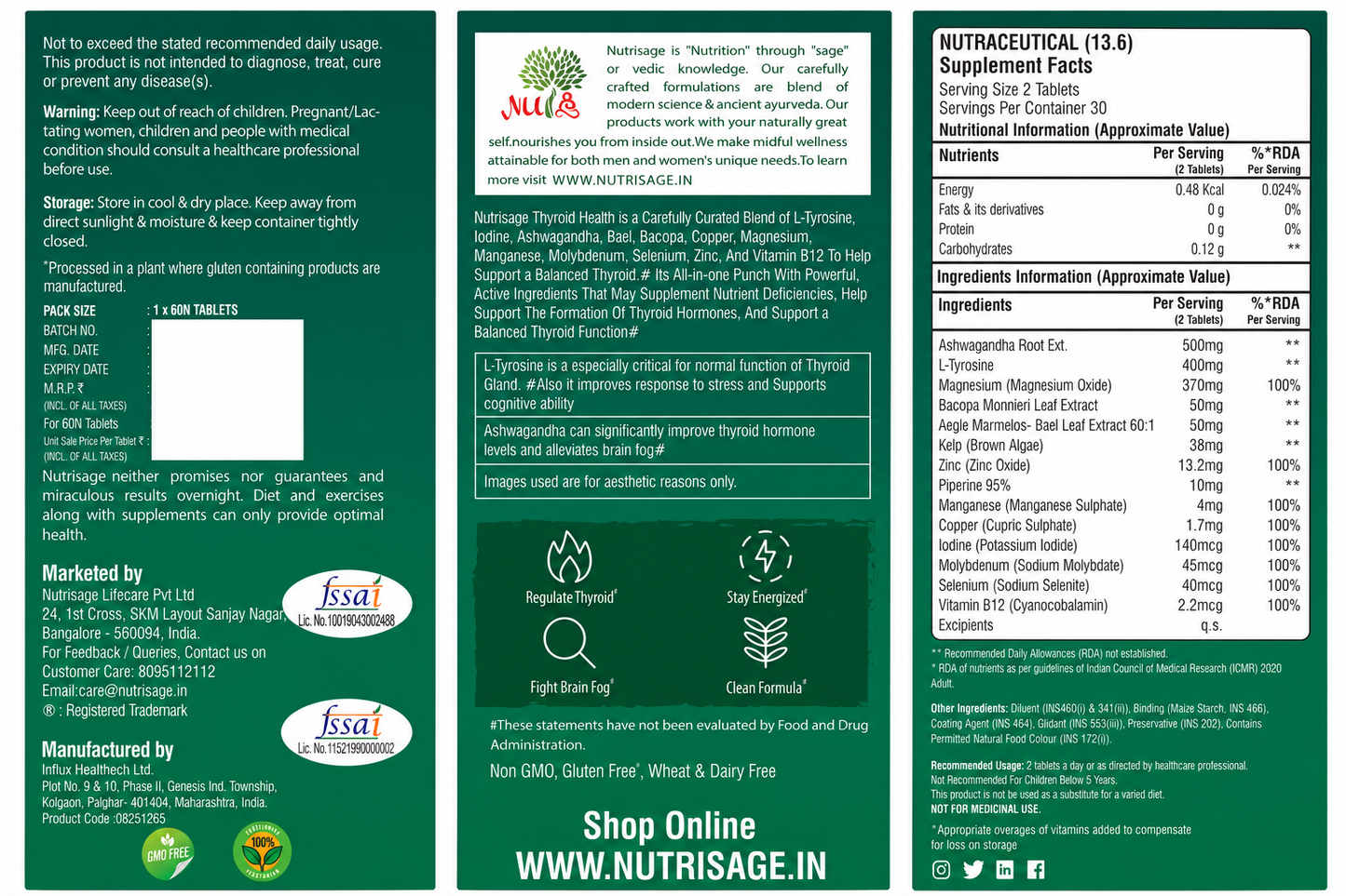 Nutrisage Thyroid Health