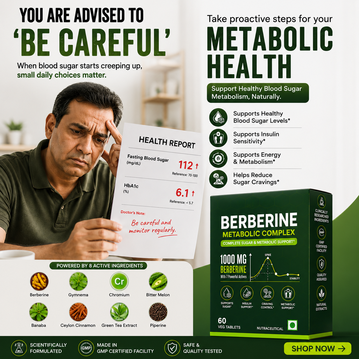 Nutrisage Berberine Metabolic Complex