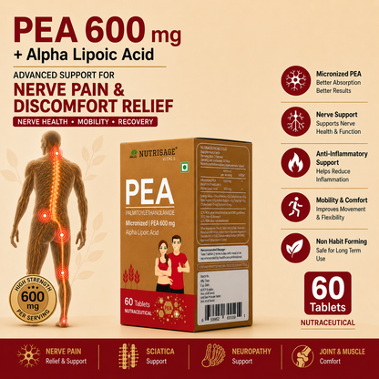 Nutrisage PEA(Palmitoylethanolamide) supplement