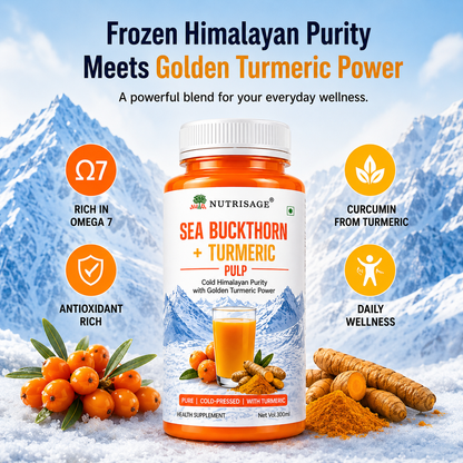 Nutrisage Seabuckthorn & Turmeric Pulp Juice