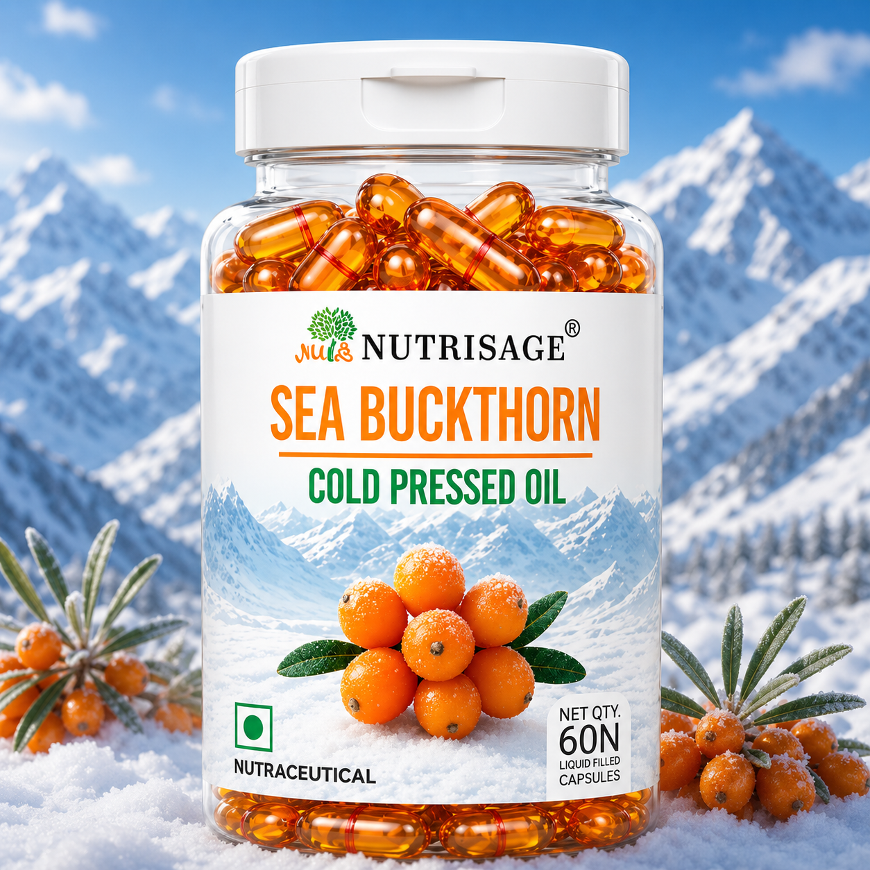 Nutrisage Sea Buckthorn Capsules
