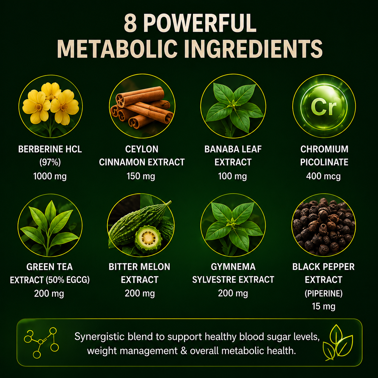Nutrisage Berberine Metabolic Complex