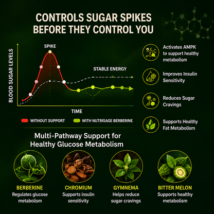 Nutrisage Berberine Metabolic Complex