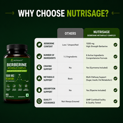 Nutrisage Berberine Metabolic Complex