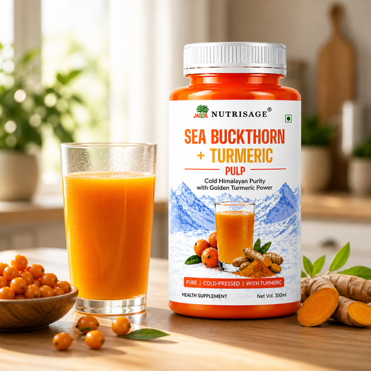 Nutrisage Seabuckthorn & Turmeric Pulp Juice