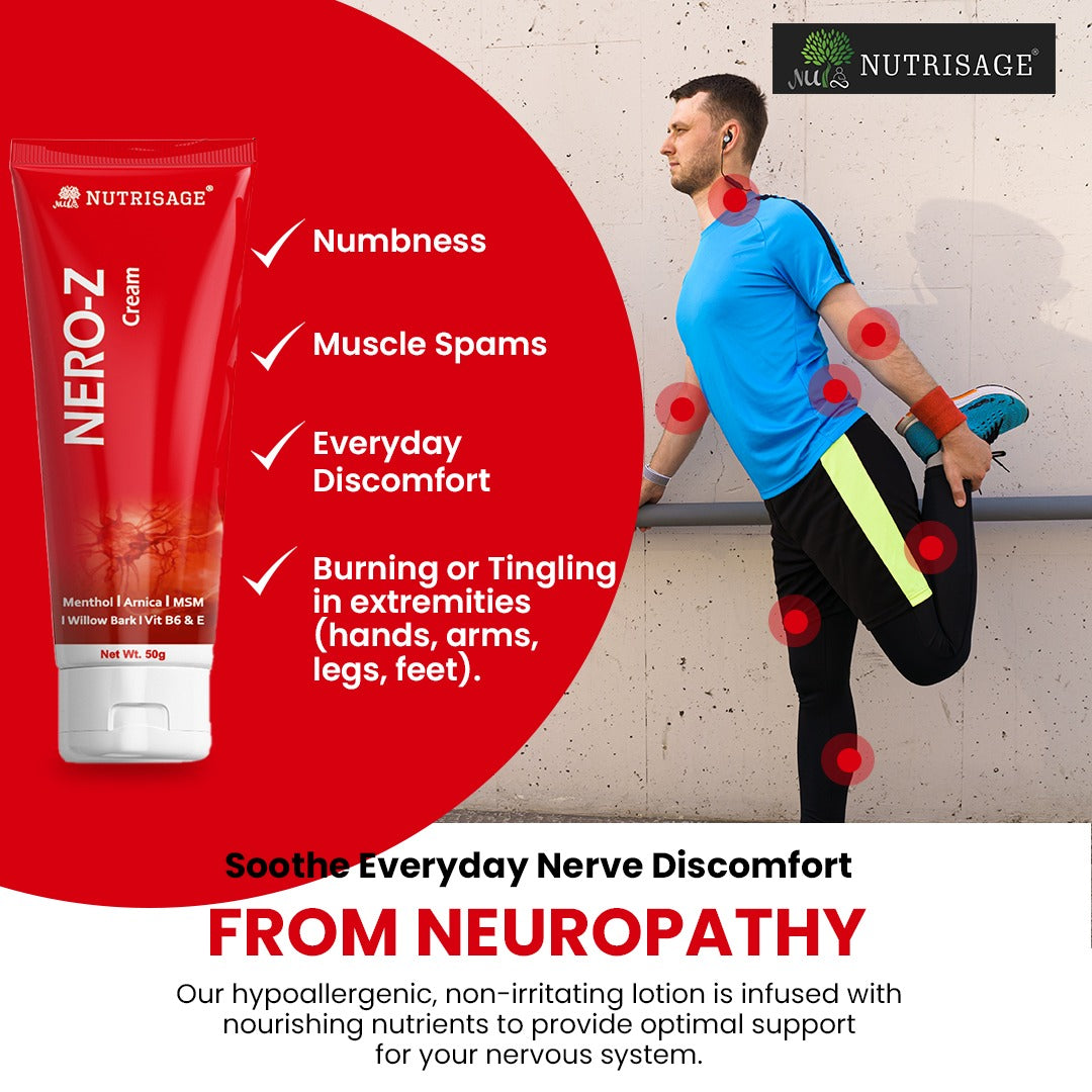 Nutrisage NERO-Z Neuropathy Nerve Relief Cream