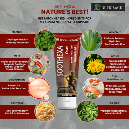 Nutrisage Soothexa Cream for Pain Relief