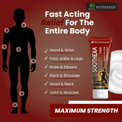 Nutrisage Soothexa Cream for Pain Relief