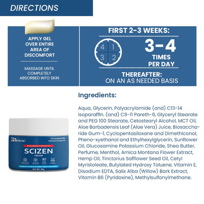 The Joints Co Scizen Cream for Sciatica Pain Relief