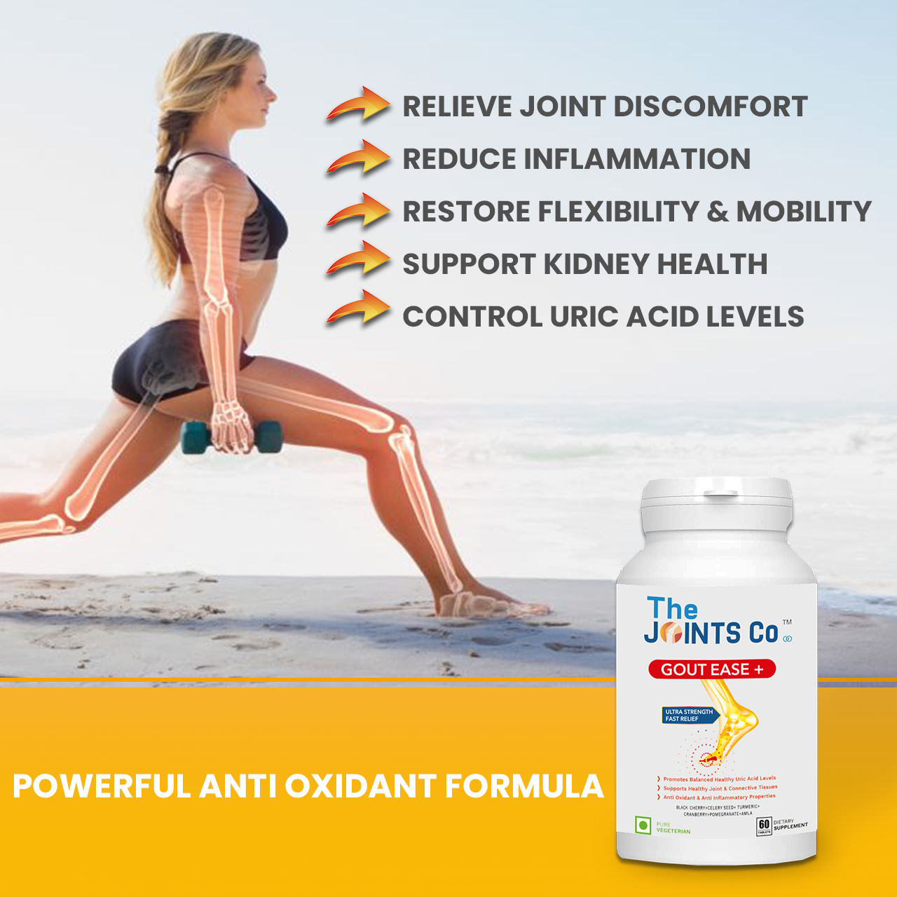 The Joints Co Gout Ease Plus
