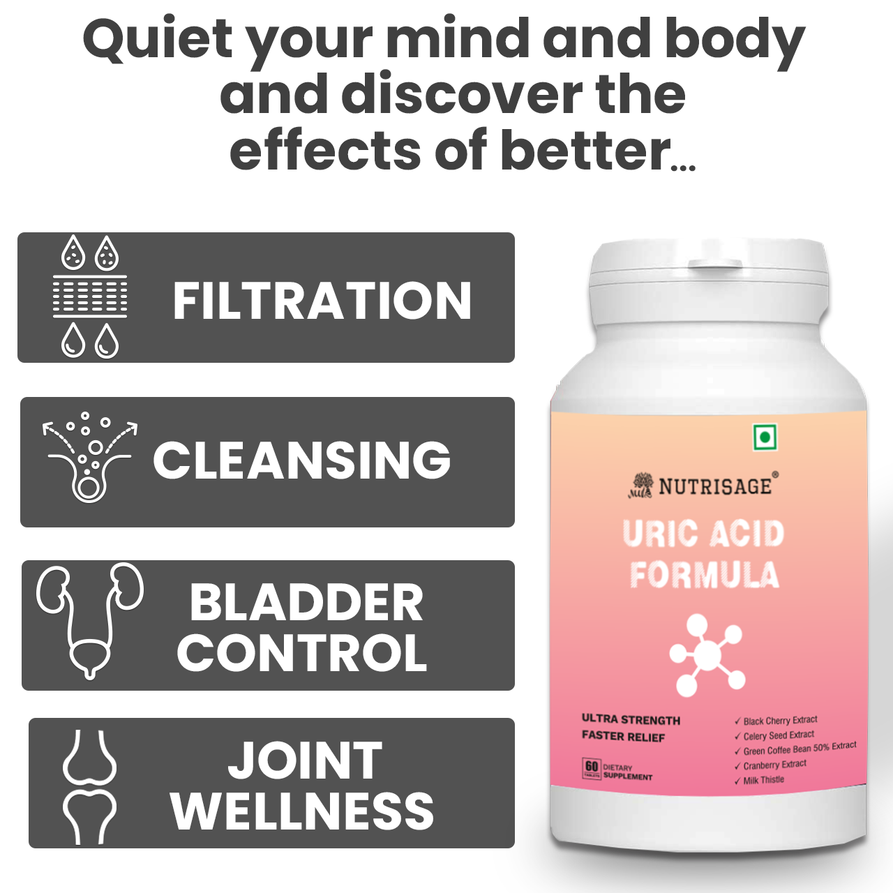 Nutrisage Uric Acid Formula